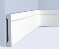 Плинтус напольный 110х16 мм Hiwood B110V1L белый 2 м