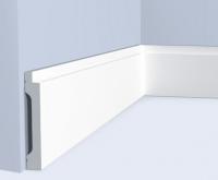 Плинтус напольный 70х12 мм Hiwood B70V3 белый 2 м