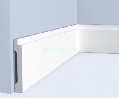 Плинтус напольный 70х12 мм Hiwood B70V3 белый 2 м