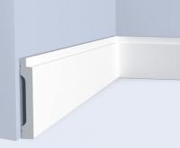 Плинтус напольный 90х14 мм Hiwood B90V2 белый 2 м