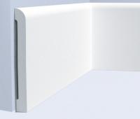 Плинтус напольный 150х14 мм Hiwood BE150 белый 2 м