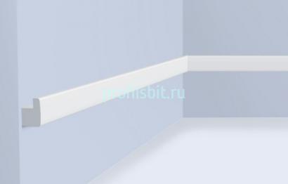 Молдинг 14х10 мм Hiwood D14 белый 2 м