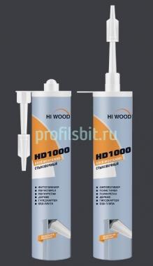 Клей монтажно-стыковочный Hiwood HD1000 белый 280 мл