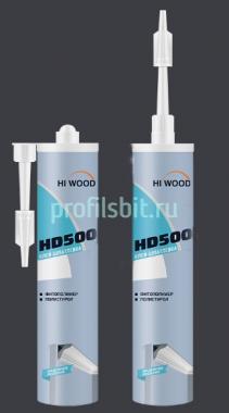 Клей-шпатлевка Hiwood HD500 белый 280 мл