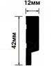 Финишный молдинг 42х12 мм Hiwood LF124A S339S декорированный 2,7 м