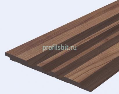 Декоративная панель 120х12 мм Hiwood LV121 BR396 под дерево 2,7 м