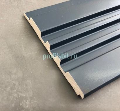 Декоративная панель 120х12 мм Hiwood LV121 BU22 декорированная 2,7 м