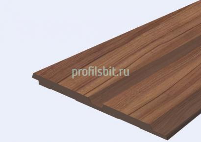 Декоративная панель 120х12 мм Hiwood LV123N BR396 под дерево 2,7 м