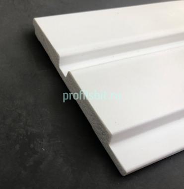 Декоративная панель 120х12 мм Hiwood LV123 NP белая 2,7 м