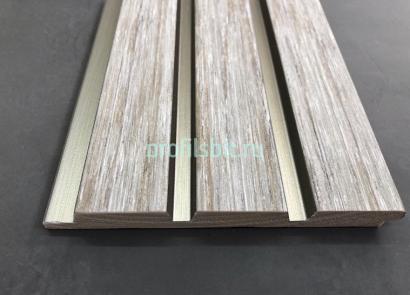 Декоративная панель 120х12 мм Hiwood LV124 GN68 под дерево 2,7 м