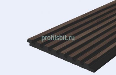 Декоративная панель 120х12 мм Hiwood LV129 BR395NK под дерево 2,7 м