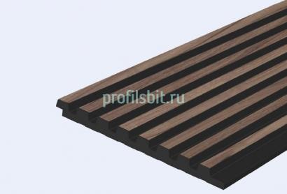 Декоративная панель 120х12 мм Hiwood LV129 BR396NK под дерево 2,7 м