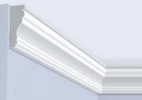 Потолочный плинтус 60х18 мм Hiwood T1060 белый 2 м