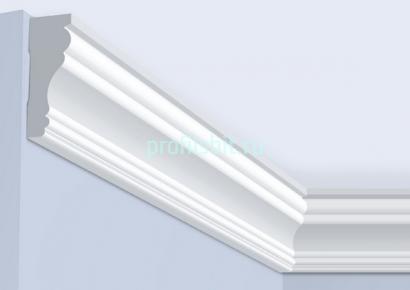Потолочный плинтус 60х18 мм Hiwood T1060 белый 2 м