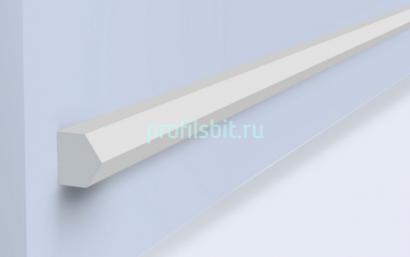 Молдинг 20х19 мм Hiwood TRN20 белый 2,7 м