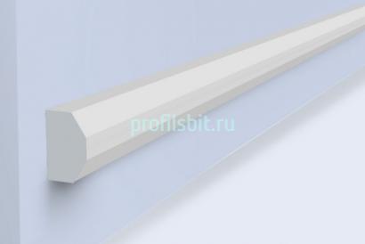 Молдинг 30х19 мм Hiwood TRS30 белый 2,7 м