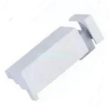 Уголок наружный для светодиодного плинтуса металлический ПЛС-80 серебро матовое