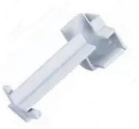 Уголок внутренний для светодиодного плинтуса металлический ПЛС-80 серебро матовое