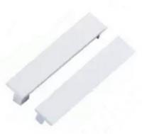 Заглушка для плинтуса металлическая ПЛС-80 серебро матовое