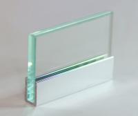 Алюминиевый П-профиль для стекла ПО-145 серебро матовое 3 м