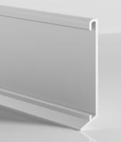 Алюминиевый плинтус 60 мм для ковролина ПО-194 без покрытия 2,7 м