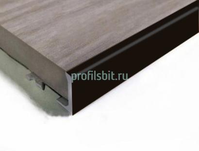 Алюминиевый L-профиль ПО-Г6 Черный матовый 2,7 м