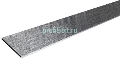 Алюминиевая полоса 15х1,5 серебро глянец браш 2,7 м