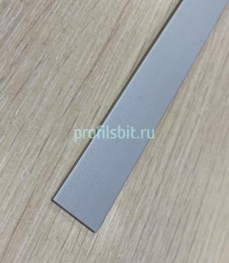 Алюминиевая полоса 20х1,5 2,2 м Серебро матовое 2,2 м