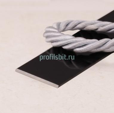 Алюминиевая полоса 20х1,5 2,2 м черный глянец 2,2 м