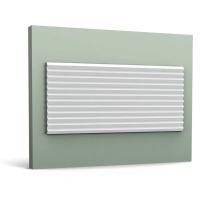 Панель для стен 3D из полиуретана Orac Decor W108-2600 250х2600 мм белого цвета