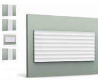 Панель для стен 3D из полиуретана Orac Decor W109-2600 250х2600 мм белого цвета