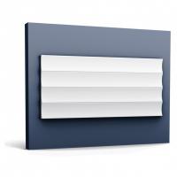 Панель для стен 3D из полиуретана Orac Decor W114-2600 250х2600 мм белого цвета