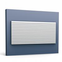 Панель для стен 3D из полиуретана Orac Decor WX205-3000 250х3000 мм белого цвета