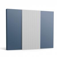 Панель для стен 3D из полиуретана Orac Decor WX210-3000 255х3000 мм белого цвета