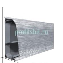 Напольный плинтус из алюминия Aspro A-5ZLCO-A0, A1 54 мм Inox 2,5 м