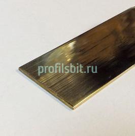 Латунная полоса 15 мм 15х1,5 латунь полированная 2,2 м