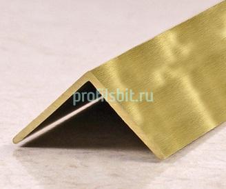Латунный уголок Yakamoz ЛП-30х30 латунь шлифованная 2,7 м