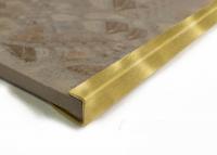 Окантовочный П-профиль латунный Yakamoz ЛПГ-11 латунь шлифованная 2,7 м