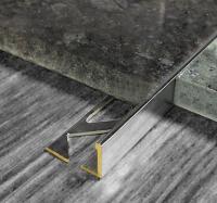 Латунный профиль L-образный Yakamoz ЛГ-11 латунь хром 2,7 м