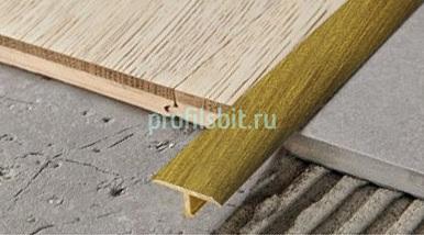 Латунный Т-профиль Yakamoz ЛТ-18 латунь антик 2,7 м