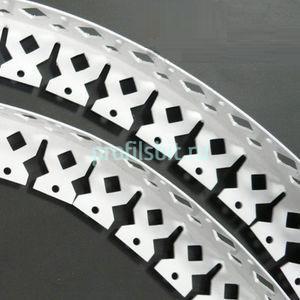 Уголок штукатурный арочный ПВХ Cezar Эко 25х25 мм Белый 3 м