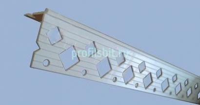 Уголок штукатурный ПВХ Cezar 25х25 мм Белый 3 м