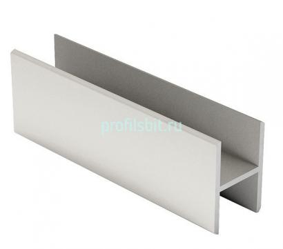Алюминиевый профиль  Н-образный ОП-501 под панель 4 мм 2,7 м серебро