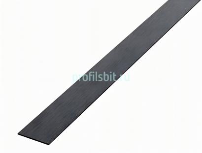 Стальная полоса 40 мм FB 40 BS черная сатинированная 3 м