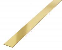 Стальная полоса 10 мм FB 10 GS золото сатинированное 3 м