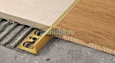 Профиль L-образный из полированной латуни 8 мм PVL01 LP 8 2,7 м