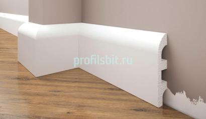 Напольный плинтус из полистирола 98х18 Cezar Elegance LPC-19 - 101 Белый 2,44 м