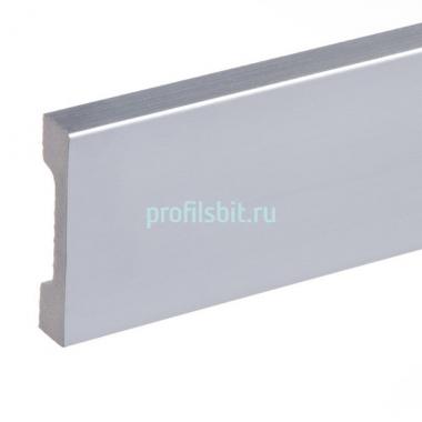Напольный плинтус из полистирола 68х15 Cezar Elegance LPC-23 - 148 Серебряный брашированный 2,44 м