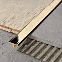 Профиль Т-образный из полированной латуни 26 мм PVL39 MST 26 2,7 м