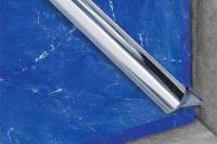 Уголок внутренний для плитки из латуни Progress PIKLOC 045 хром 2,7 м